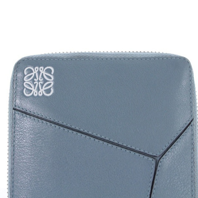 LOEWE(ロエベ)のロエベ 財布 レザー パズル コンパクトウォレット 二つ折り 水色 レディースのファッション小物(財布)の商品写真