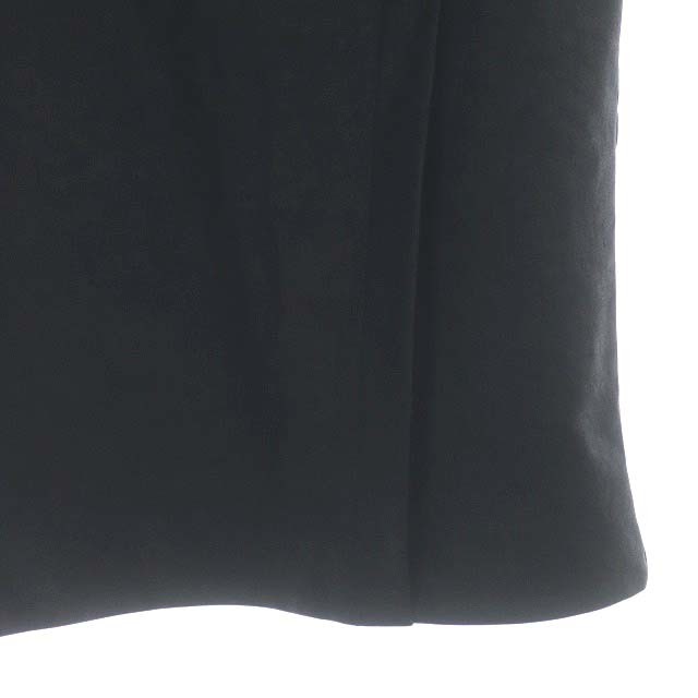 トラッゾドンナ 異素材エコレザータイトスカート フェイクレザー ロング F 黒 4