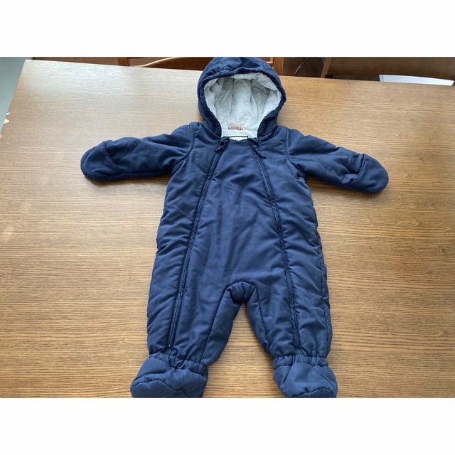 PETIT BATEAU(プチバトー)のプチバトー   カバーオール　アウター　12m キッズ/ベビー/マタニティのベビー服(~85cm)(カバーオール)の商品写真