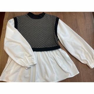 シマムラ(しまむら)のしまむら　lutique カットソー　重ね着風(カットソー(長袖/七分))