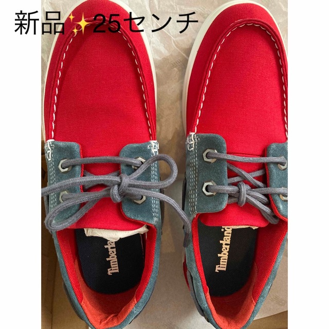 Timberland(ティンバーランド)の新品✨店頭購入♡未使用品　お洒落なバイカラースニーカー　Timberland 　 メンズの靴/シューズ(スニーカー)の商品写真