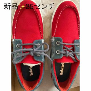 ティンバーランド(Timberland)の新品✨店頭購入♡未使用品　お洒落なバイカラースニーカー　Timberland 　(スニーカー)