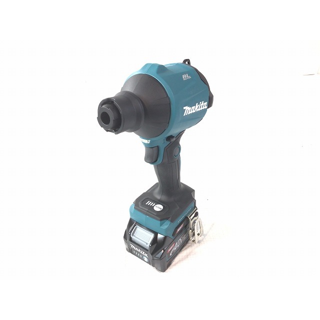 バイク☆未使用☆makita マキタ 40Vmax 充電式エアダスタ AS001G 充電器 バッテリー1個 ケース付 電動空気入れ 61791