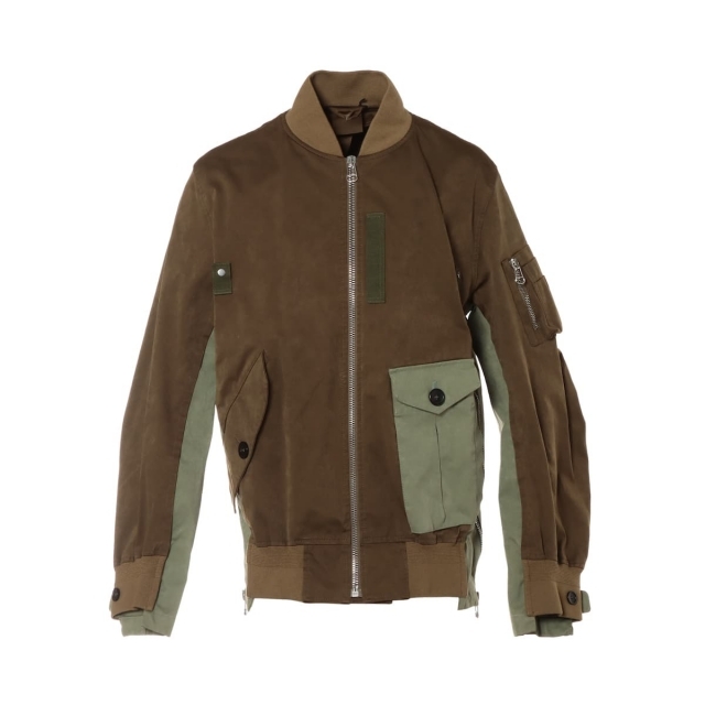 sacai - サカイ  ポリエステル×ナイロン 3 カーキ メンズ その他アウター