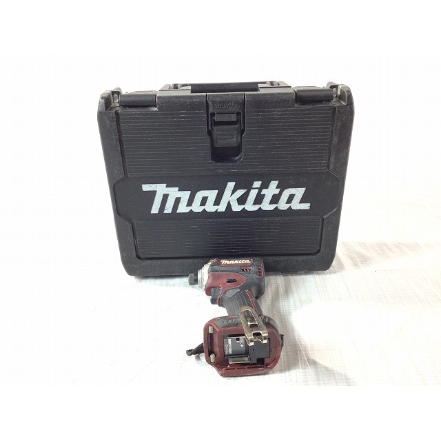 Makita(マキタ)の☆中古品☆makita マキタ 18V 充電式インパクトドライバ TD171DZAR 赤/オーセンティックレッド 本体のみ 電動工具 62310 自動車/バイクのバイク(工具)の商品写真