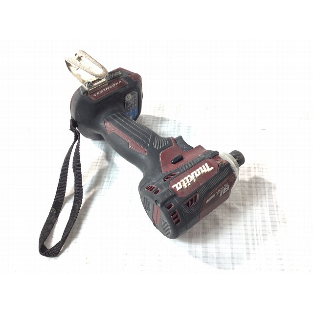 Makita(マキタ)の☆中古品☆makita マキタ 18V 充電式インパクトドライバ TD171DZAR 赤/オーセンティックレッド 本体のみ 電動工具 62310 自動車/バイクのバイク(工具)の商品写真