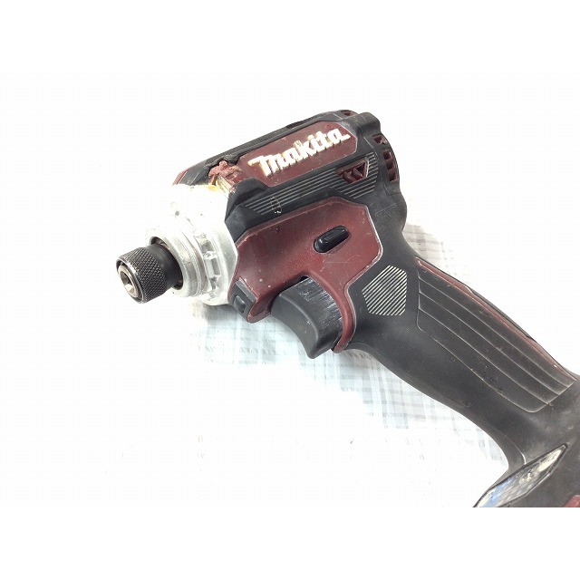 Makita(マキタ)の☆中古品☆makita マキタ 18V 充電式インパクトドライバ TD171DZAR 赤/オーセンティックレッド 本体のみ 電動工具 62310 自動車/バイクのバイク(工具)の商品写真