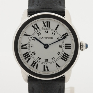 カルティエ(Cartier)のカルティエ ロンドソロ SS×革   レディース 腕時計(腕時計)