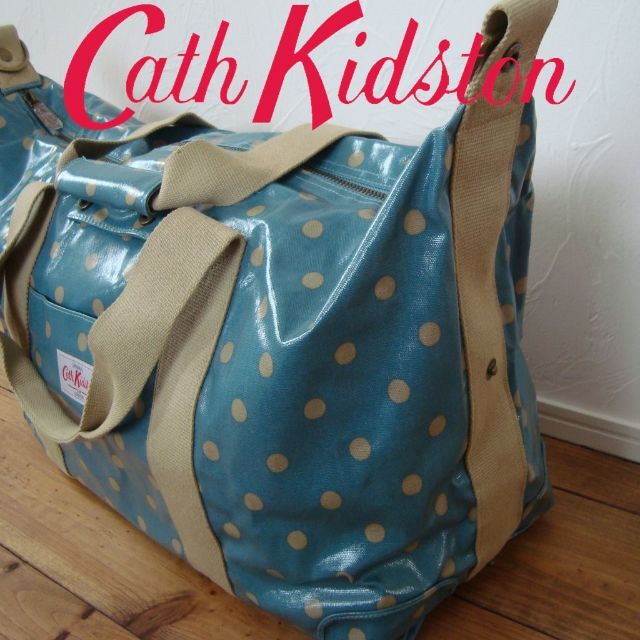 Cath Kidston(キャスキッドソン)の【新品】 キャスキッドソン ラゲッジバッグ スポットティール レディースのバッグ(ボストンバッグ)の商品写真