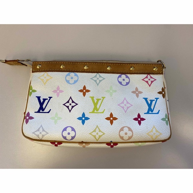 LOUIS VUITTONマルチカラーアクセサリーポーチ& ショルダーストラップLOUISVUITTON