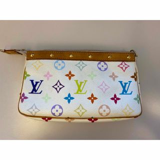 ルイヴィトン(LOUIS VUITTON)のLOUIS VUITTONマルチカラーアクセサリーポーチ& ショルダーストラップ(ポーチ)