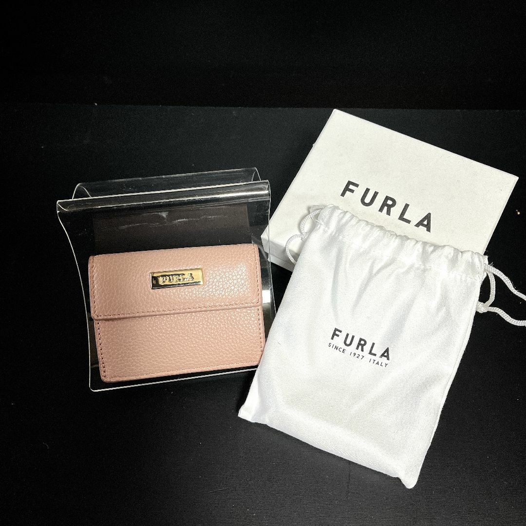 Furla(フルラ)のFURLA フルラ レディース 三つ折り財布 ミニ財布 バビロン ピンク系 レディースのファッション小物(財布)の商品写真