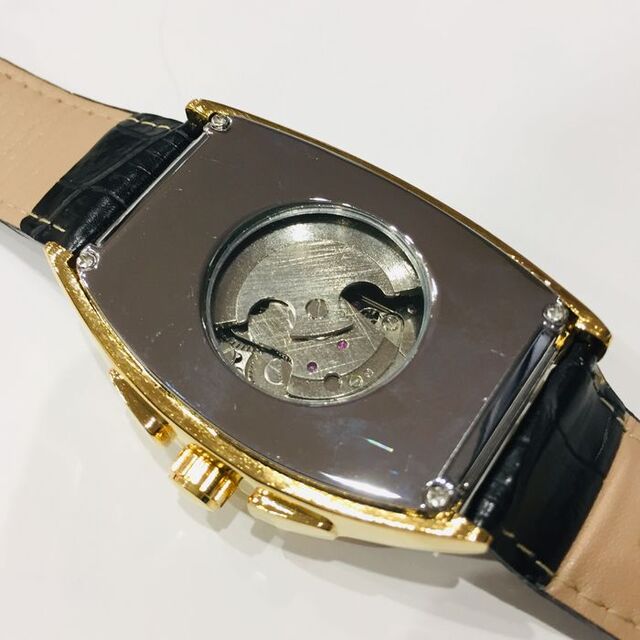 SEWORトップ高級ブランドファッションバレル型革時計メンズ自動機械式時計 2