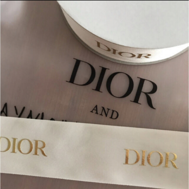 Dior(ディオール)のレア‼︎ 5センチ幅★ディオール　リボン　2m インテリア/住まい/日用品のオフィス用品(ラッピング/包装)の商品写真