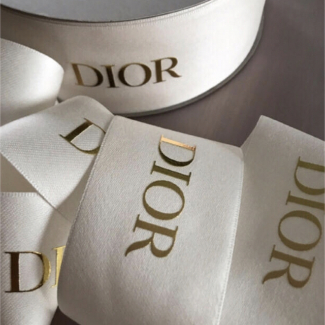 Dior(ディオール)のレア‼︎ 5センチ幅★ディオール　リボン　2m インテリア/住まい/日用品のオフィス用品(ラッピング/包装)の商品写真