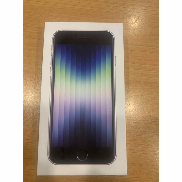 新品】第3世代 iPhone SE 64GB ホワイト SIMフリー SE3