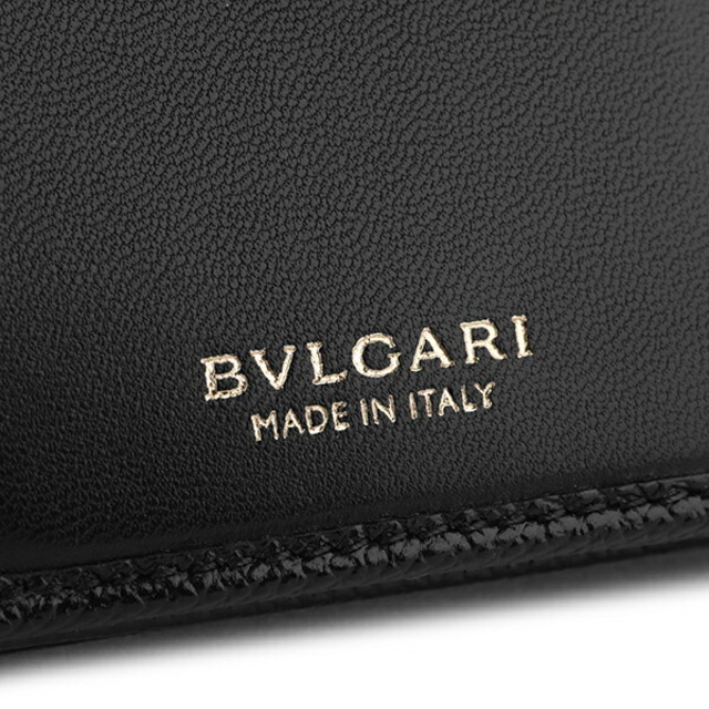 新品 ブルガリ BVLGARI 2つ折り財布 ブルガリ・ブルガリ ブラック