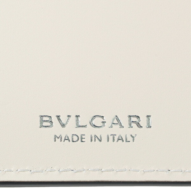 BVLGARI(ブルガリ)の新品 ブルガリ BVLGARI 2つ折り財布 ブルガリ・ブルガリ マン ブラック/ホワイト メンズのファッション小物(折り財布)の商品写真