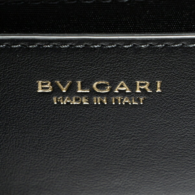 BVLGARI(ブルガリ)の新品 ブルガリ BVLGARI トートバッグ ロゴ ブラック/ライトゴールド レディースのバッグ(トートバッグ)の商品写真