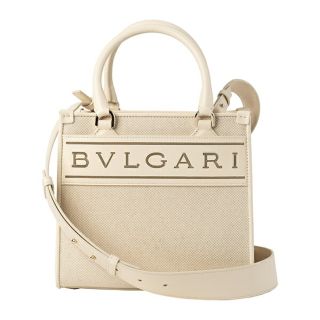 ブルガリ(BVLGARI)の新品 ブルガリ BVLGARI トートバッグ ロゴ アイボリーオパール/ライトゴールド(トートバッグ)