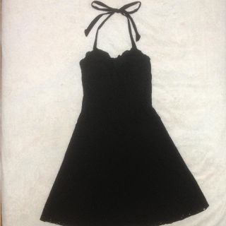 ジルスチュアート(JILLSTUART)のJILL♡コットンレースのホルターワンピ(ミニワンピース)