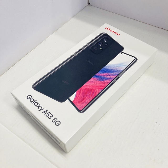 Galaxy(ギャラクシー)のdocomo GALAXY A53 5G SC-53C ブラック 未使用品 スマホ/家電/カメラのスマートフォン/携帯電話(スマートフォン本体)の商品写真