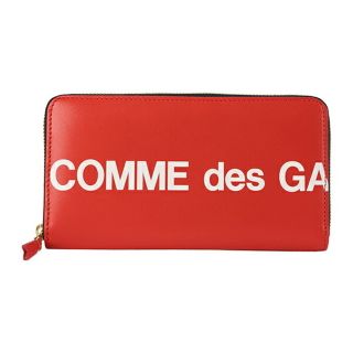 コムデギャルソン(COMME des GARCONS)の新品 コムデギャルソン COMME des GARCONS 長財布 ヒュージ ロゴ レッド(財布)