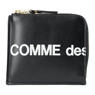 コムデギャルソン(COMME des GARCONS)の新品 コムデギャルソン COMME des GARCONS コインケース ヒュージ ロゴ ブラック(コインケース)