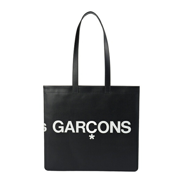 新品 コムデギャルソン COMME des GARCONS トートバッグ ヒュージ ロゴ ブラック