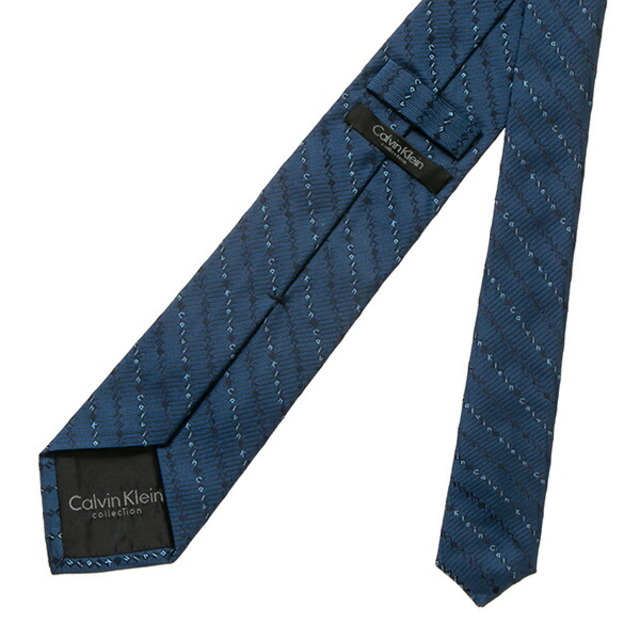 Calvin Klein(カルバンクライン)の新品 カルバン クライン CALVIN KLEIN ネクタイ シルク ネイビー メンズのファッション小物(ネクタイ)の商品写真