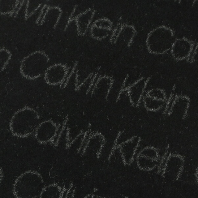 Calvin Klein(カルバンクライン)の新品 カルバン クライン CALVIN KLEIN マフラー・ストール  ブラック 黒 メンズのファッション小物(マフラー)の商品写真