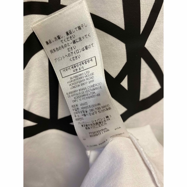 BURBERRY(バーバリー)の正規 22SS BURBERRY バーバリー グローブスター Tシャツ メンズのトップス(Tシャツ/カットソー(半袖/袖なし))の商品写真