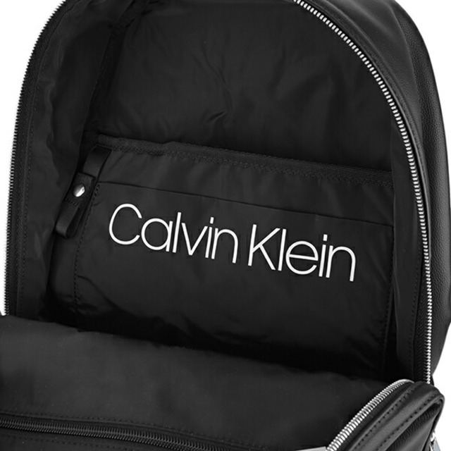 Calvin Klein(カルバンクライン)の新品 カルバン クライン CALVIN KLEIN リュックサック パンチ ブラック メンズのバッグ(バッグパック/リュック)の商品写真