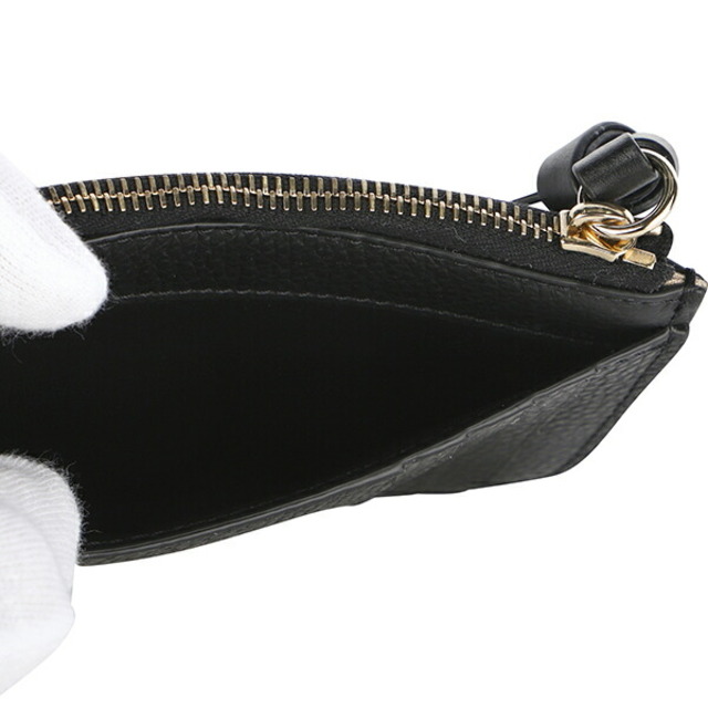 新品 クロエ Chloe カードケース アルファベット ブラック 黒 5