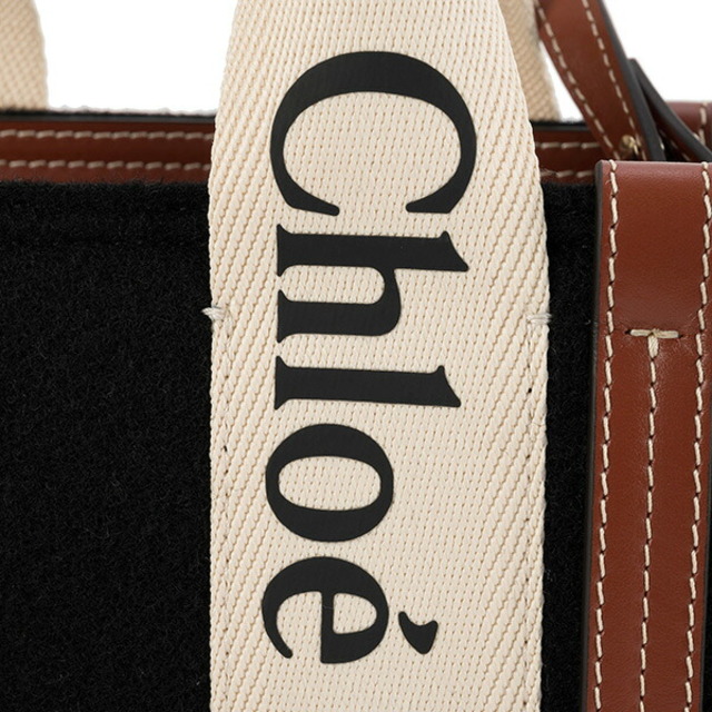 Chloe - 新品 クロエ Chloe ショルダーバッグ ウッディ ブラック Chloe - 新品 クロエ Chloe ショルダーバッグ ウッディ ブラック
