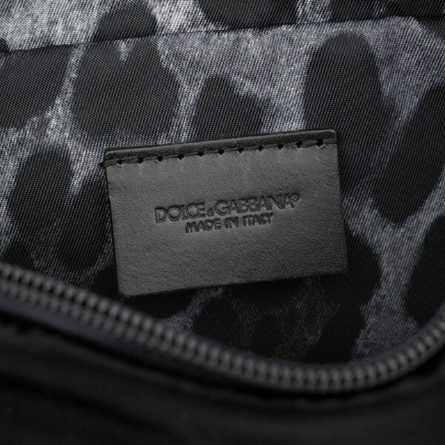 DOLCE&GABBANA(ドルチェアンドガッバーナ)の新品 ドルチェ＆ガッバーナ Dolce&Gabbana ウエストバッグ ベルトバッグ ブラック レディースのバッグ(ボディバッグ/ウエストポーチ)の商品写真