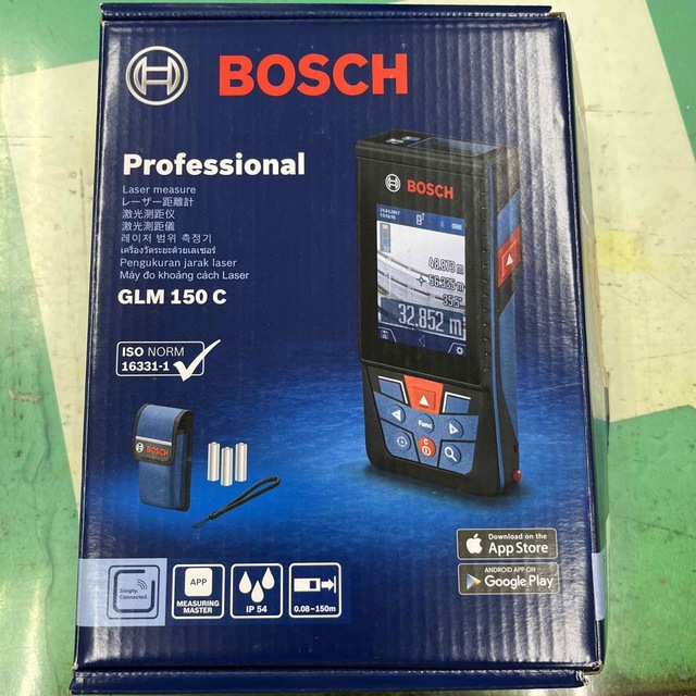 BOSCH ボッシュ　レザー距離計　工具道具　GLM 150 C 説明書付き