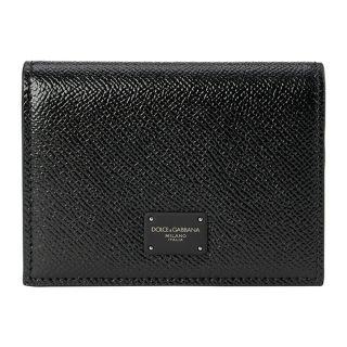 ドルチェアンドガッバーナ(DOLCE&GABBANA)の新品 ドルチェ＆ガッバーナ Dolce&Gabbana カードケース CARD CASE ブラック(名刺入れ/定期入れ)