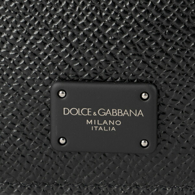 DOLCE&GABBANA(ドルチェアンドガッバーナ)の新品 ドルチェ＆ガッバーナ Dolce&Gabbana カードケース PASSPORT HOLDER ブラック メンズのファッション小物(名刺入れ/定期入れ)の商品写真