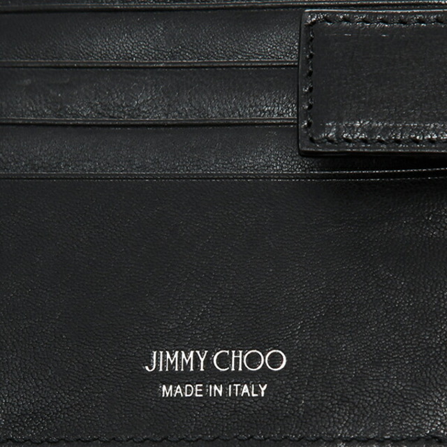 新品 ジミーチュウ JIMMY CHOO 2つ折り財布 フリーダ ブラック 黒 - 財布