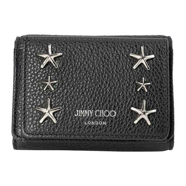 新品 ジミーチュウ JIMMY CHOO 3つ折り財布 ネモ ブラック