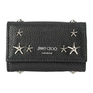 ジミーチュウ(JIMMY CHOO)の新品 ジミーチュウ JIMMY CHOO キーケース ネプチューン ブラック(キーケース)