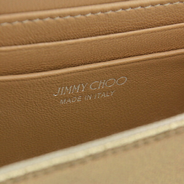 JIMMY CHOO(ジミーチュウ)の新品 ジミーチュウ JIMMY CHOO ショルダーバッグ セレーナ ゴールド レディースのバッグ(ショルダーバッグ)の商品写真