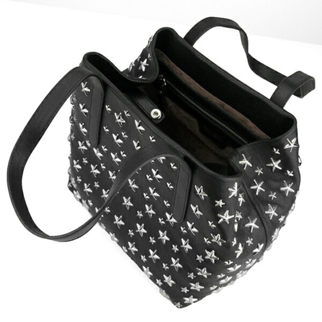 豊富なギフト JIMMY CHOO 黒 ブラック ソフィア トートバッグ CHOO