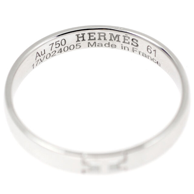 Hermes(エルメス)のエルメス K18WG リング ヘラクレス 61号 レディースのアクセサリー(リング(指輪))の商品写真