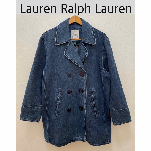 Ralph Lauren(ラルフローレン)のLauren Ralph Lauren　デニムジャケット　ピーコート　S レディースのジャケット/アウター(Gジャン/デニムジャケット)の商品写真