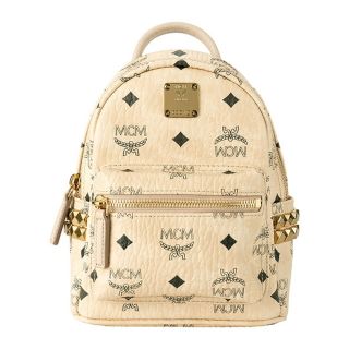 新品 エムシーエム MCM リュックサック ビセトス ホワイト 白