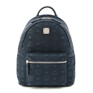 エムシーエム(MCM)の新品 エムシーエム MCM リュックサック モノグラムナイロン ネイビーブルー(リュック/バックパック)