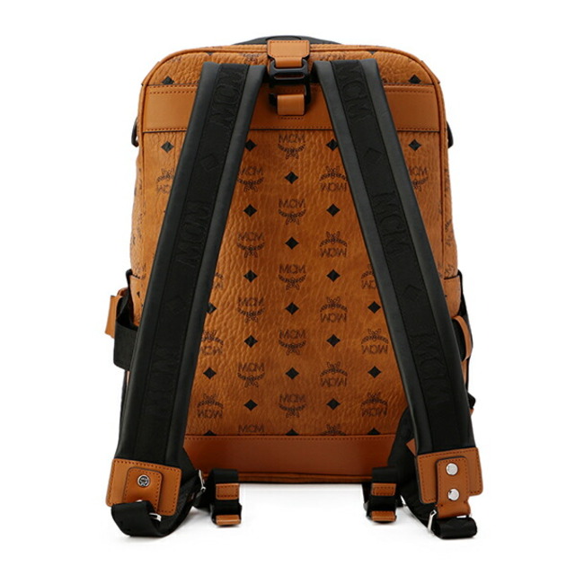 新品 エムシーエム MCM リュックサック ヴィセトス コニャック約2cm本体重量