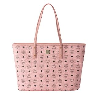 新品 エムシーエム MCM トートバッグ ビセトス ソフト ピンク